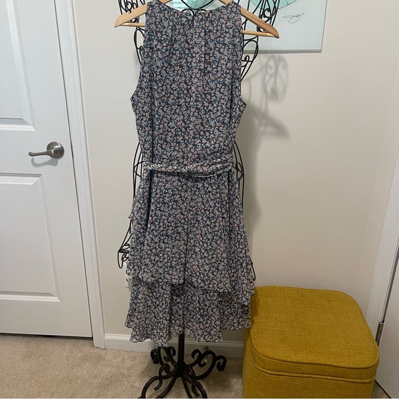 Tahari by Arthur S. Levine Women's Floral Chiffon Dress - Picture 4 of 5